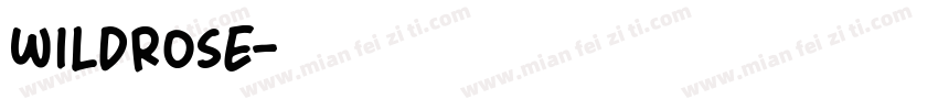 wildrose字体转换