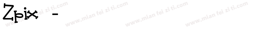 Zpix转换器字体转换