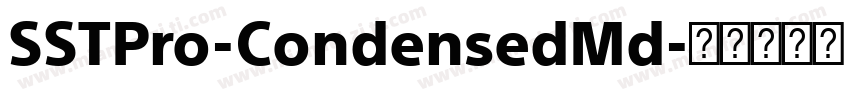 SSTPro-CondensedMd字体转换
