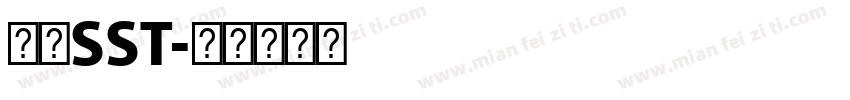 索尼SST字体转换