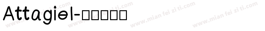 Attagiel字体转换