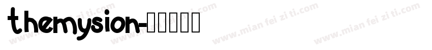 themysion字体转换