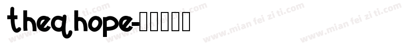 theqhope字体转换