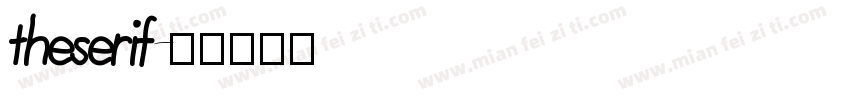 theserif字体转换