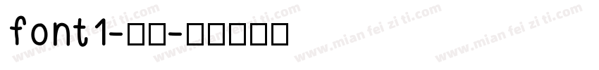 font1-普通字体转换