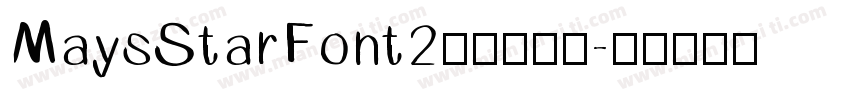 MaysStarFont2中括号字体字体转换