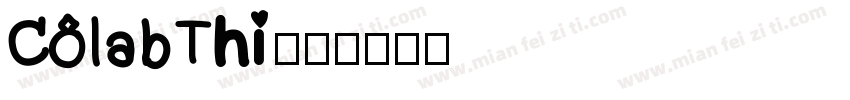 ColabThi字体转换