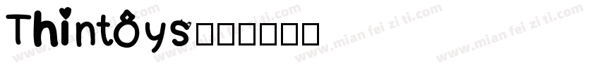 Thintoys字体转换