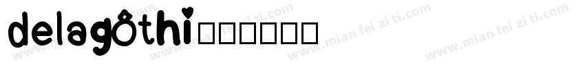 delagothi字体转换