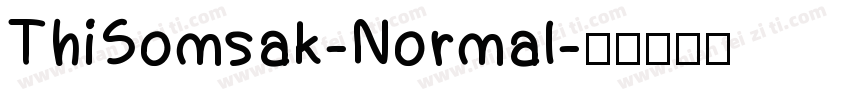 ThiSomsak-Normal字体转换