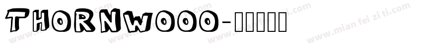 THORNWOOO字体转换