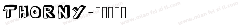 THORNY字体转换