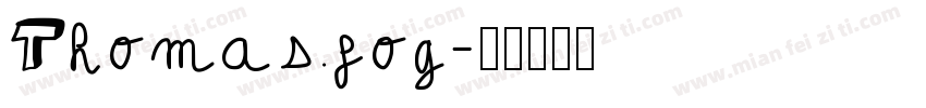 Thomas.fog字体转换
