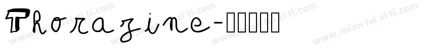 Thorazine字体转换