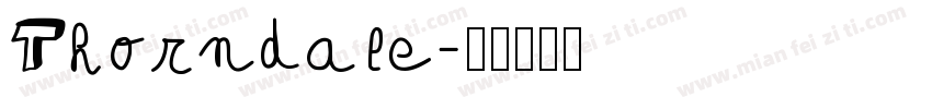 Thorndale字体转换