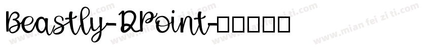 Beastly-12Point字体转换
