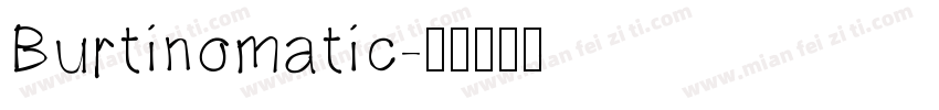 Burtinomatic字体转换