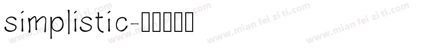 simplistic字体转换