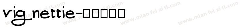 vignettie字体转换