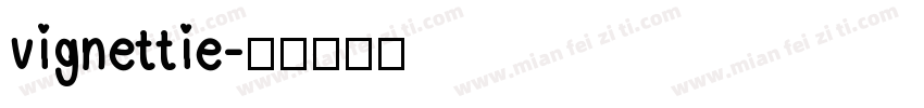 vignettie字体转换