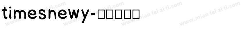 timesnewy字体转换