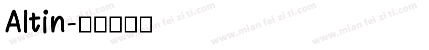 Altin字体转换