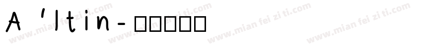 Altin字体转换