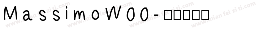 MassimoW00字体转换