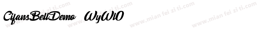 CifansBellDemo-WyWlO字体转换