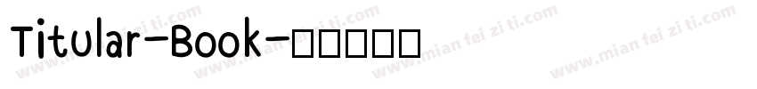 Titular-Book字体转换