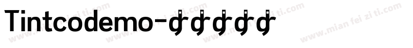 Tintcodemo字体转换