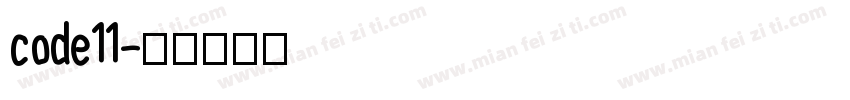 code11字体转换