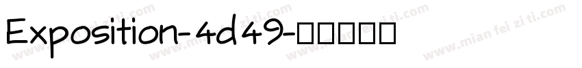 Exposition-4d49字体转换