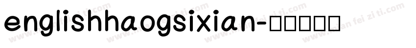 englishhaogsixian字体转换