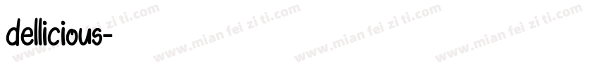 dellicious字体转换