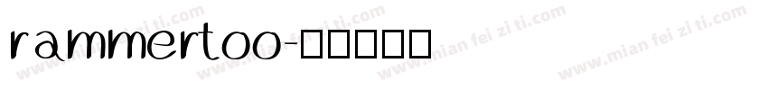 rammertoo字体转换
