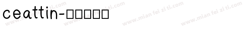 ceattin字体转换