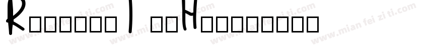 RuixianTopHei字体转换