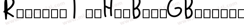 RuixianTopHeiBoldGB1字体转换