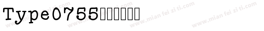 Type0755字体转换