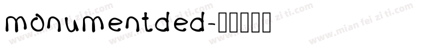 monumentded字体转换