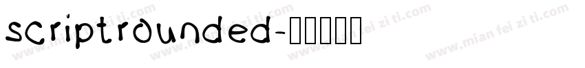 scriptrounded字体转换