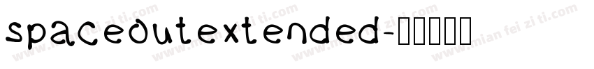 spaceoutextended字体转换