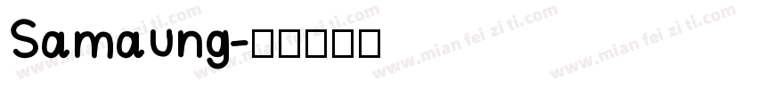 Samaung字体转换