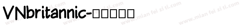 VNbritannic字体转换