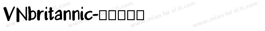 VNbritannic字体转换