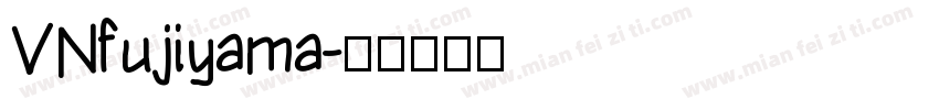 VNfujiyama字体转换
