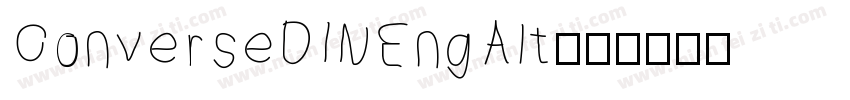 ConverseDINEngAlt字体转换