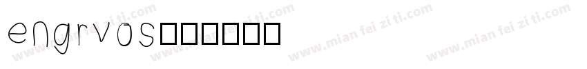 engrvos字体转换