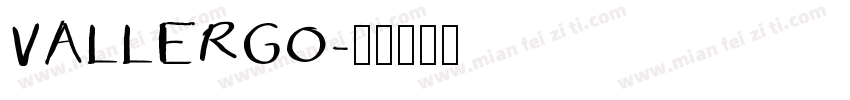 VALLERGO字体转换